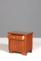 Schlichte Mid Century Kommode Vintage Klappschränkchen Danish Design Nachttisch 1 von 2