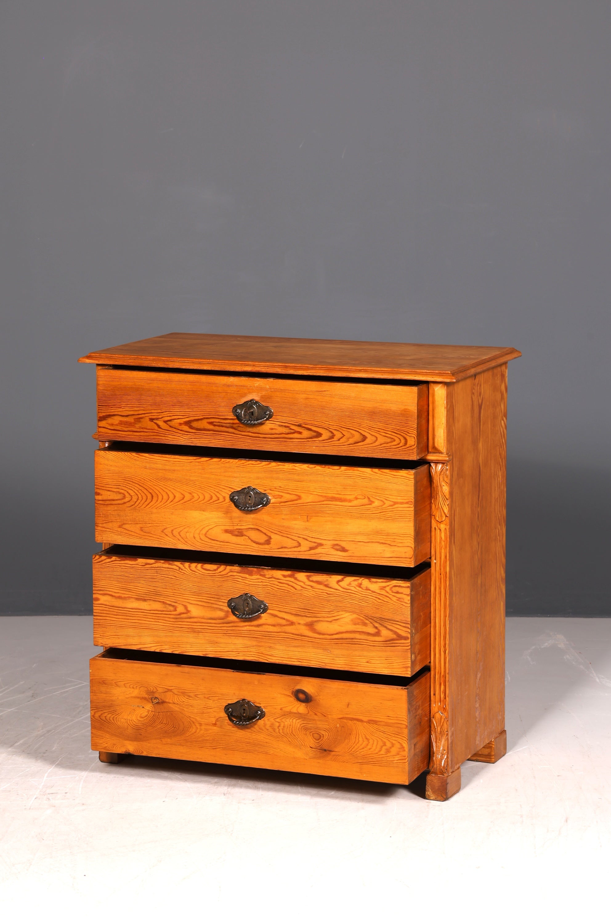 G197 Finish Wunderschöne Gründerzeit Kommode Jugendstil Antik Sideboard Schubladenkommode Wäschekommode (Kopie)