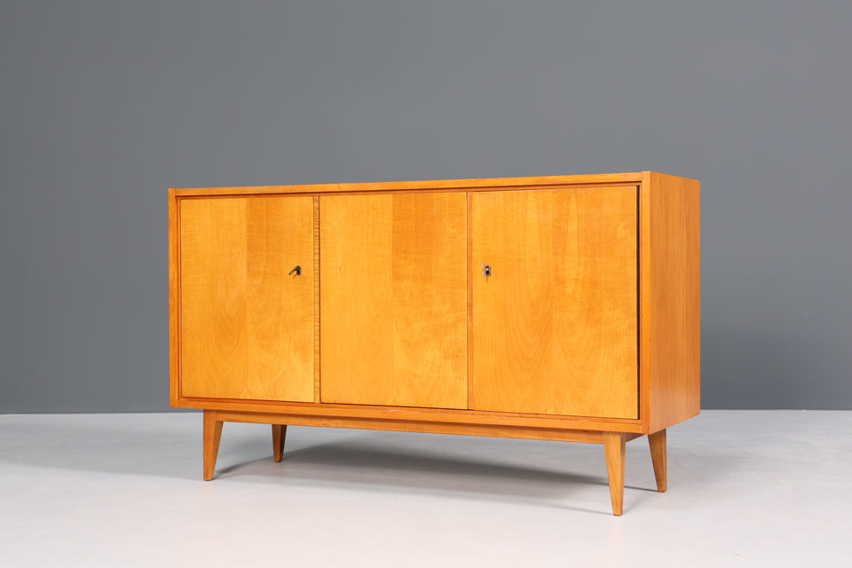 Schlichte Mid Century Sideboard Vintage Kommode