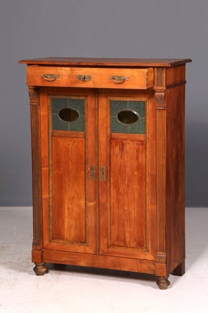 Traumhaftes Jugendstil Vertiko Gründerzeit Schrank Antik Highboard Kommode Buffet Vintage