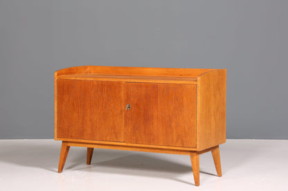 Schlichte Mid Century Kommode Vintage echt Holz Schrank Retro Flur Kommode 60er Jahre