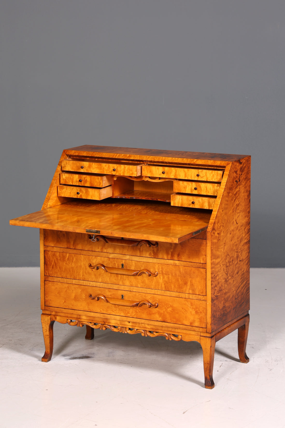 Wunderschöner Sekretär um 1930 Büro Kommode echt Holz Sekretär Schreibtisch Kommode
