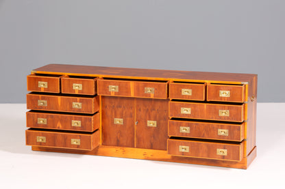 Traumhaftes Maritim Sideboard Englische Schiffs Kommode Englisch Antik Schrank Military Chest