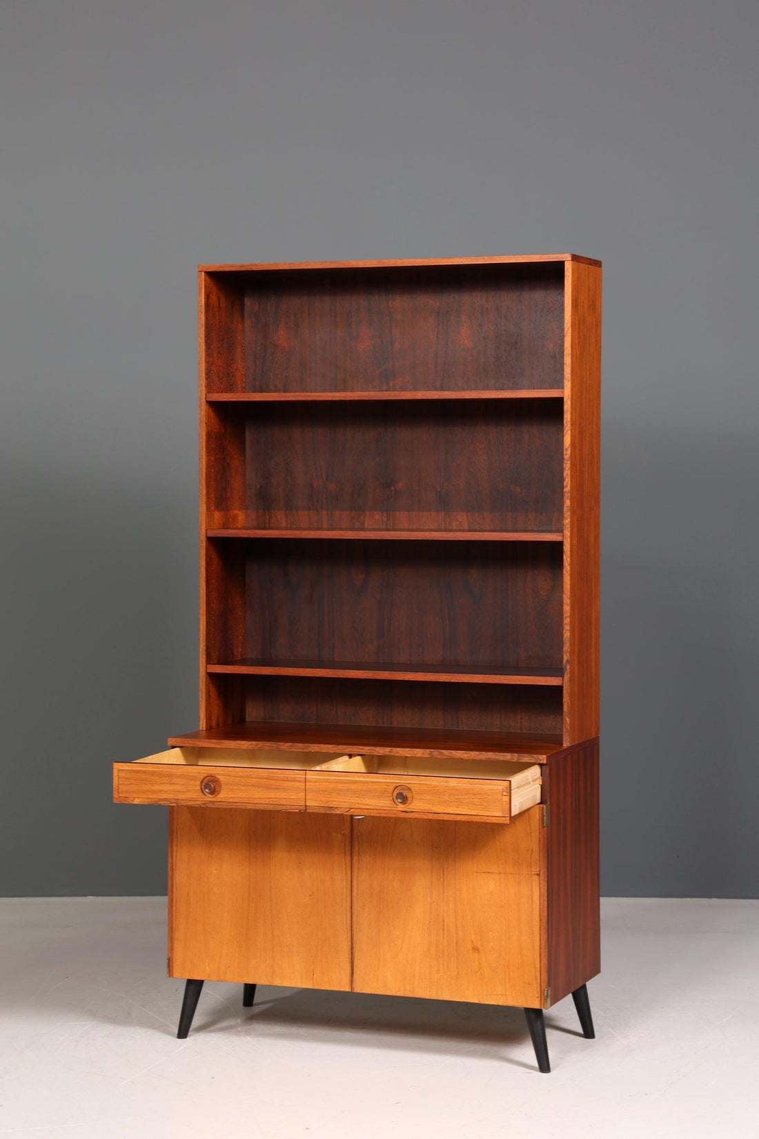 Original Bodafors &quot;Bertil Fridhagen&quot; Regal Palisander Holz Schrank Bücherregal Kommode Bücherschrank 60s 2 von 2