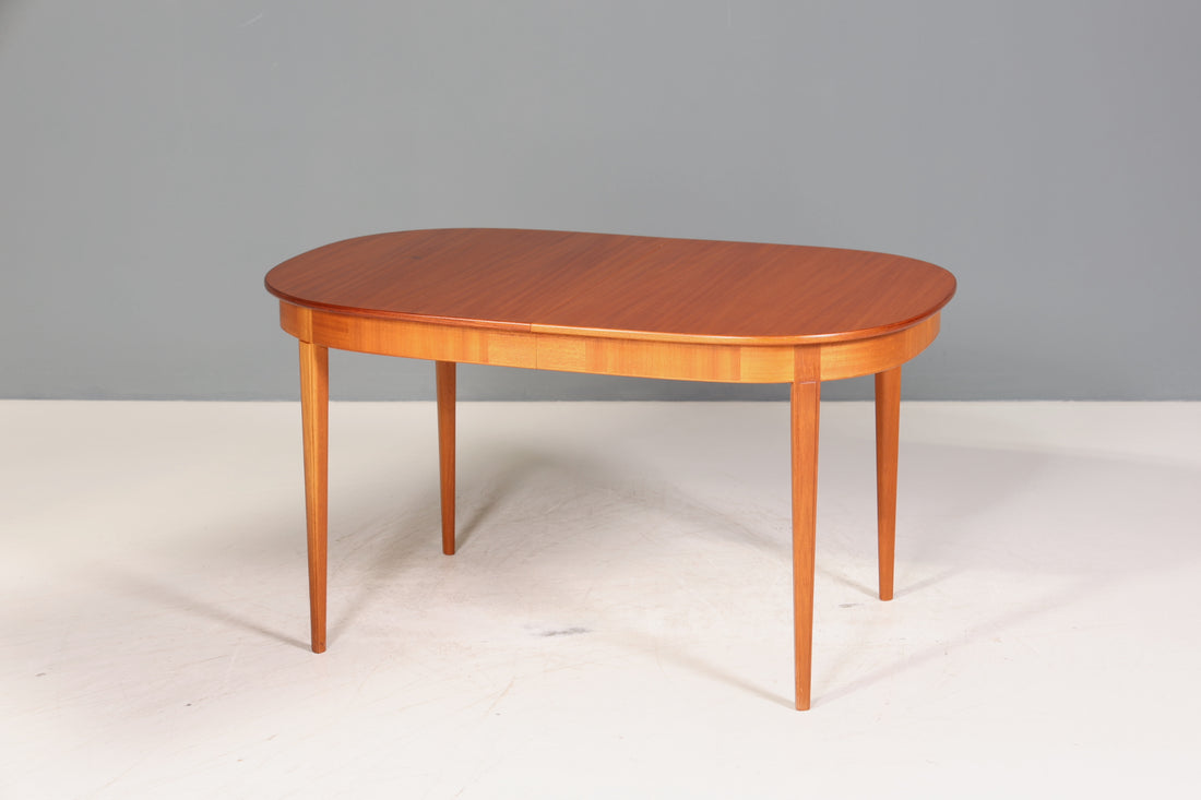 Traumhafter Mid Century Esstisch ausziehbarer Design Tisch Carl Malmsten für Åfors Möbelfabrik echt Holz Küchentisch Esszimmer Tisch