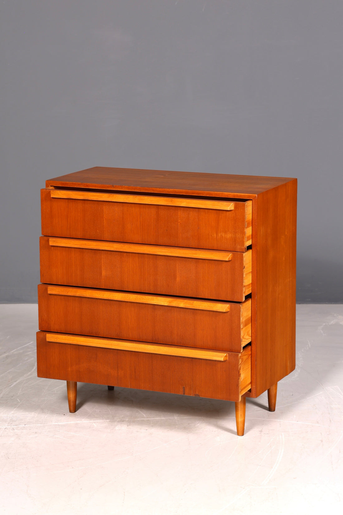 Wunderschöne Mid Century Kommode Teak Holz Sideboard Vintage Danish Design Schubladen Kommode