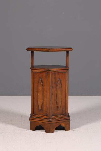 Wunderschöner Barock Stil Beistelltisch Echt Holz Tisch Ablagetisch Telefontisch Beistellschrank Antik Vintage