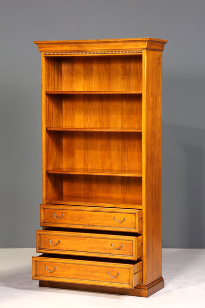 Traumhaftes Original Selva XXL Bücherregal Antik Stil massiv Holz Regal Schrank Kommode Bibliothek