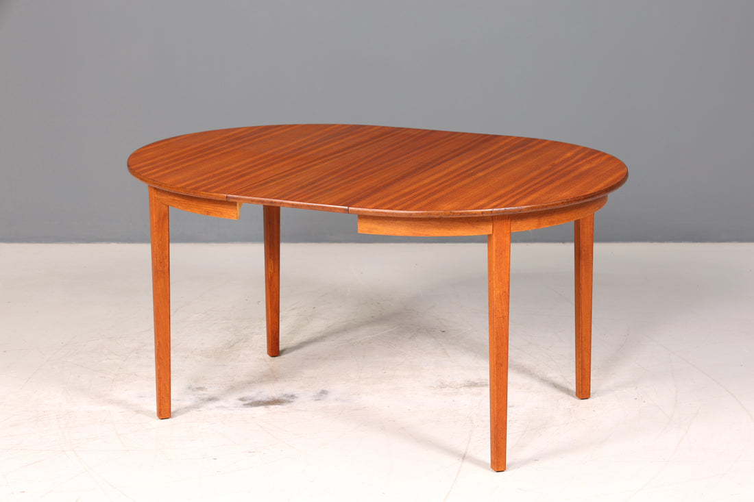 Traumhafter Mid Century Esstisch ausziehbarer Danish Design echt Holz Küchentisch Esszimmer Tisch
