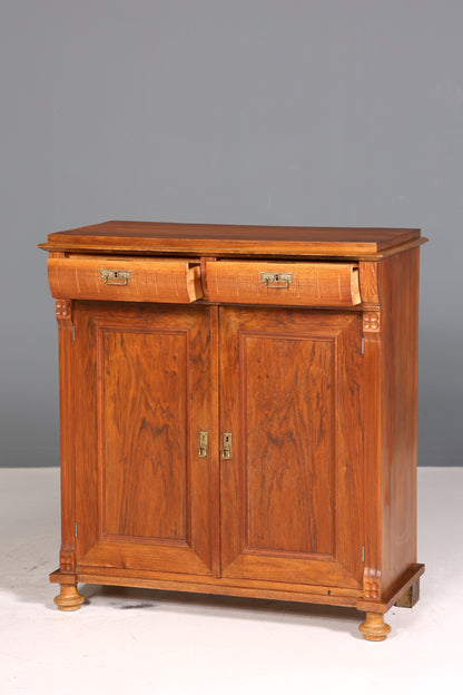 Wunderschöner Gründerzeit Vertiko echt Holz Antik Jugendstil Schrank Kommode