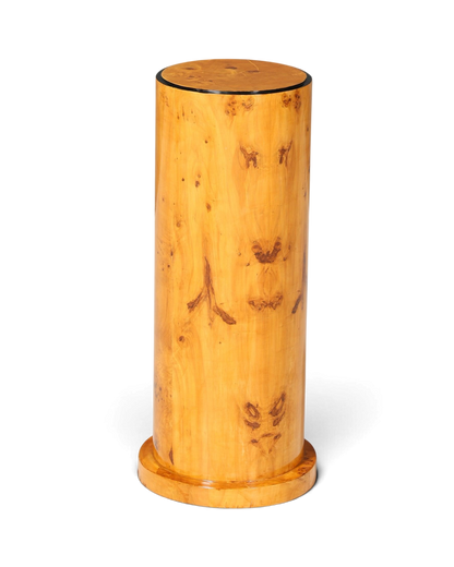 Wunderschöne Art Deco Design Säule Birke Beistelltisch Ablagetisch