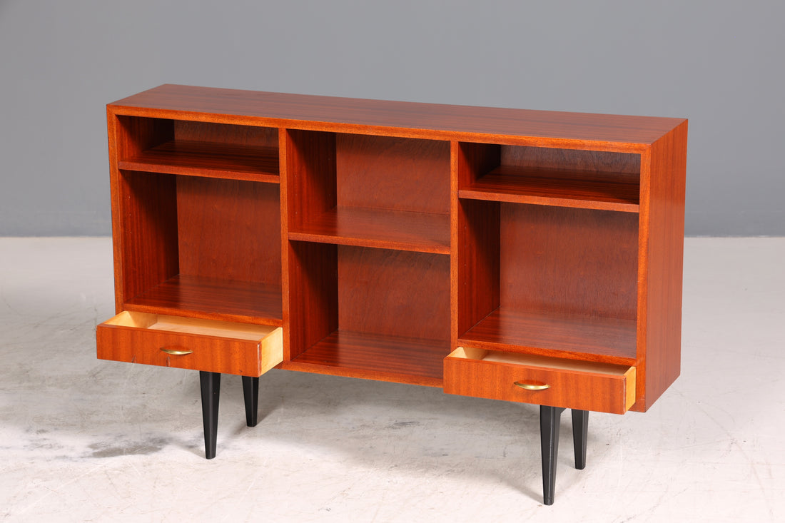 Wunderschönes Mid Century Regal Sideboard Vintage TV Schrank Retro Bücherregal 60s