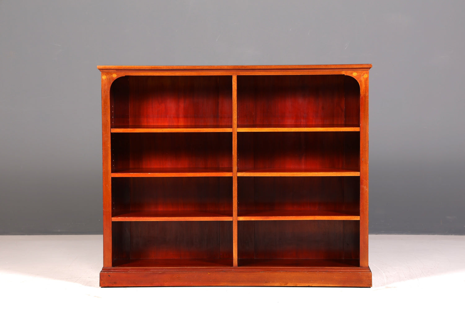 Wunderschönes Englisches Bücherregal Antik Regal Mahagoni Bookshelf Buchablage 60er