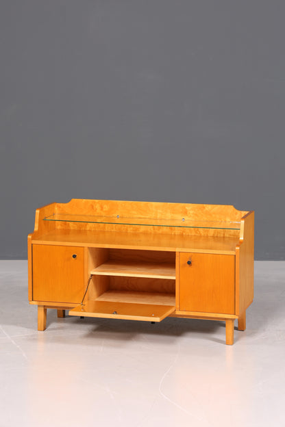 F966 Finish cm Wunderschönes Mid Century Kommode Vintage TV Sideboard 60s Schrank Flurkommode Klappschrank