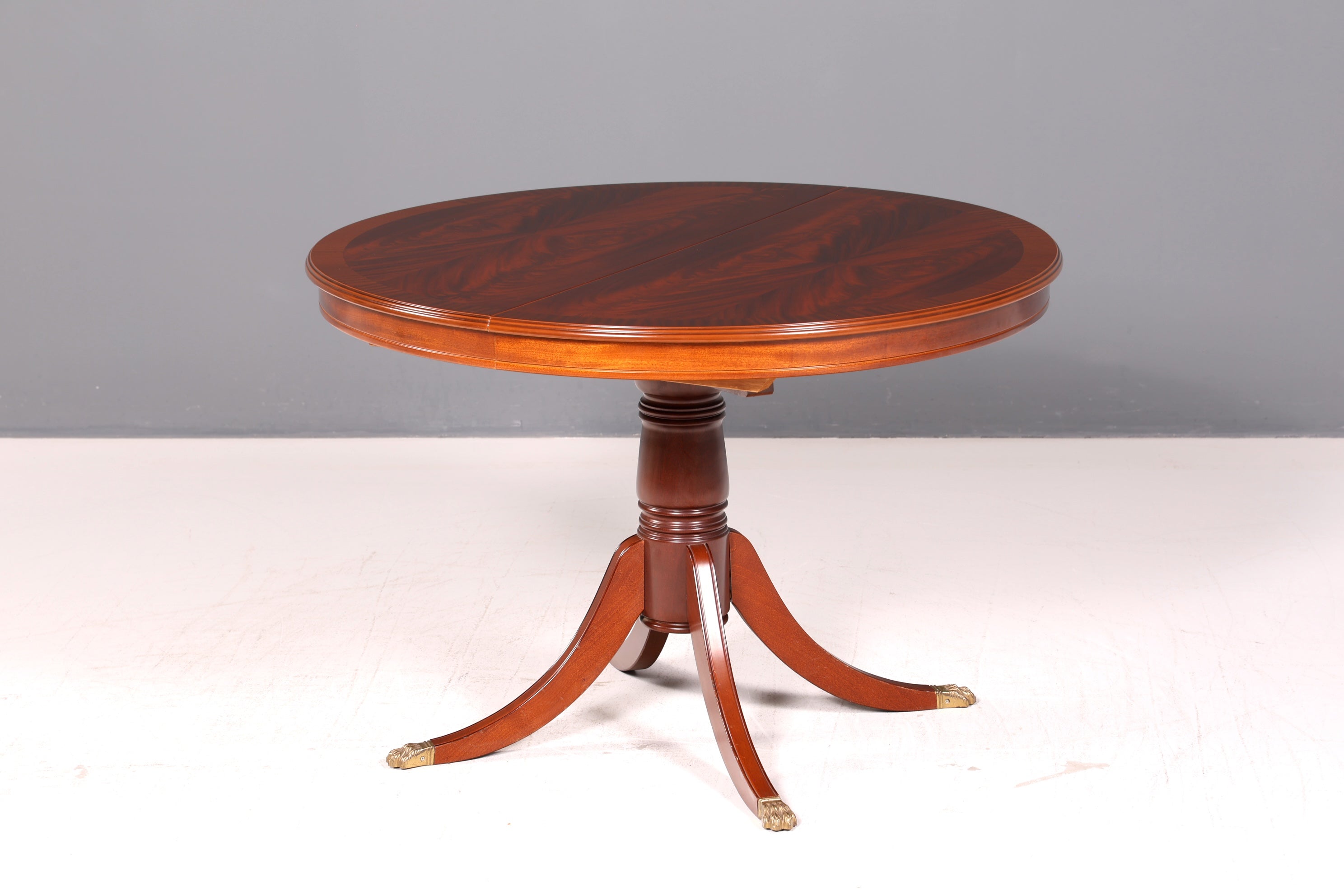 Wunderschöner Runder Englischer Esstisch ausziehbar Mahagoni Antik Stil Küchentisch Esszimmertisch Vintage Holz