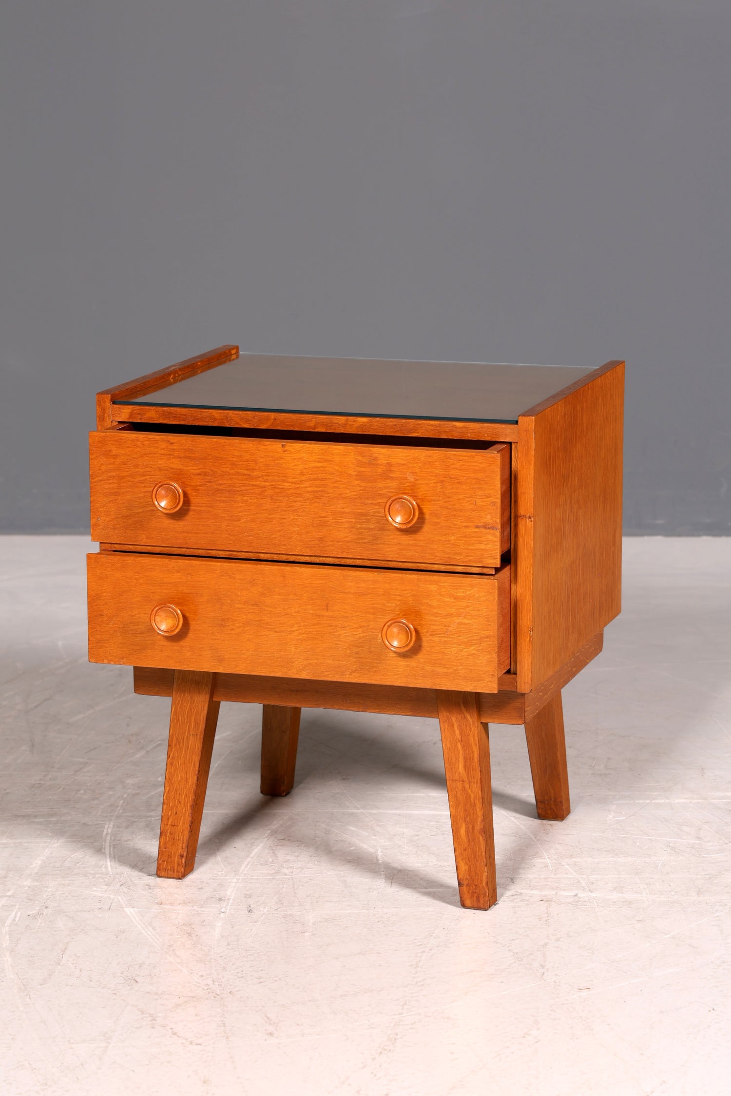 G253 Finish Wunderschöne Mid Century Kommode Vintage Nachttisch 60s Schubladenkommode (Kopie 2)