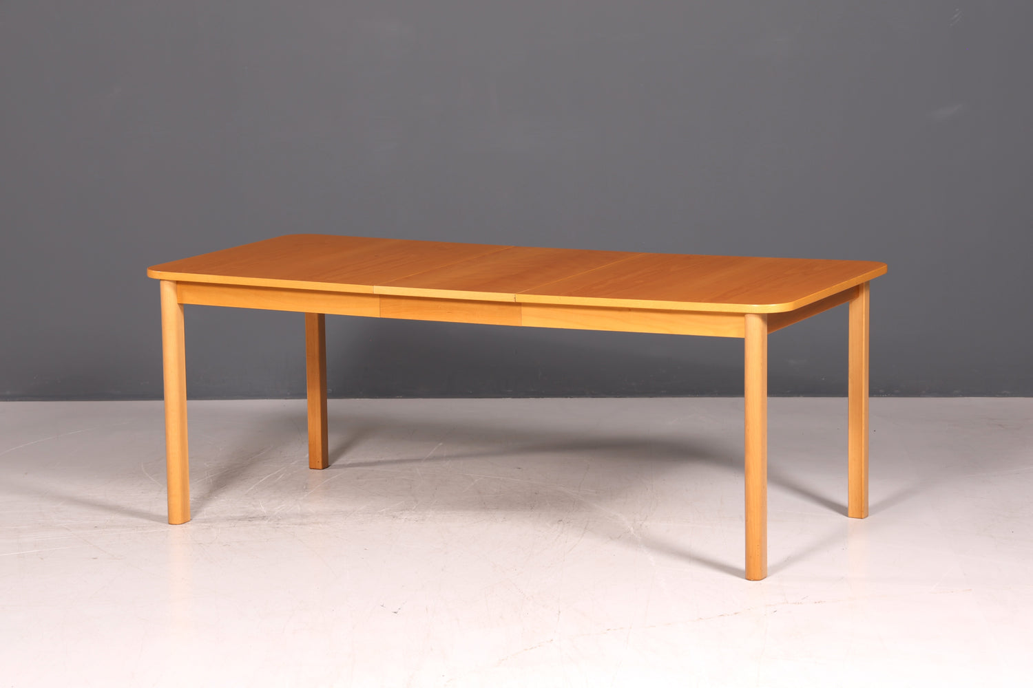 Schlichter Mid Century Esstisch ausziehbarer Vintage Tisch Retro Küchentisch
