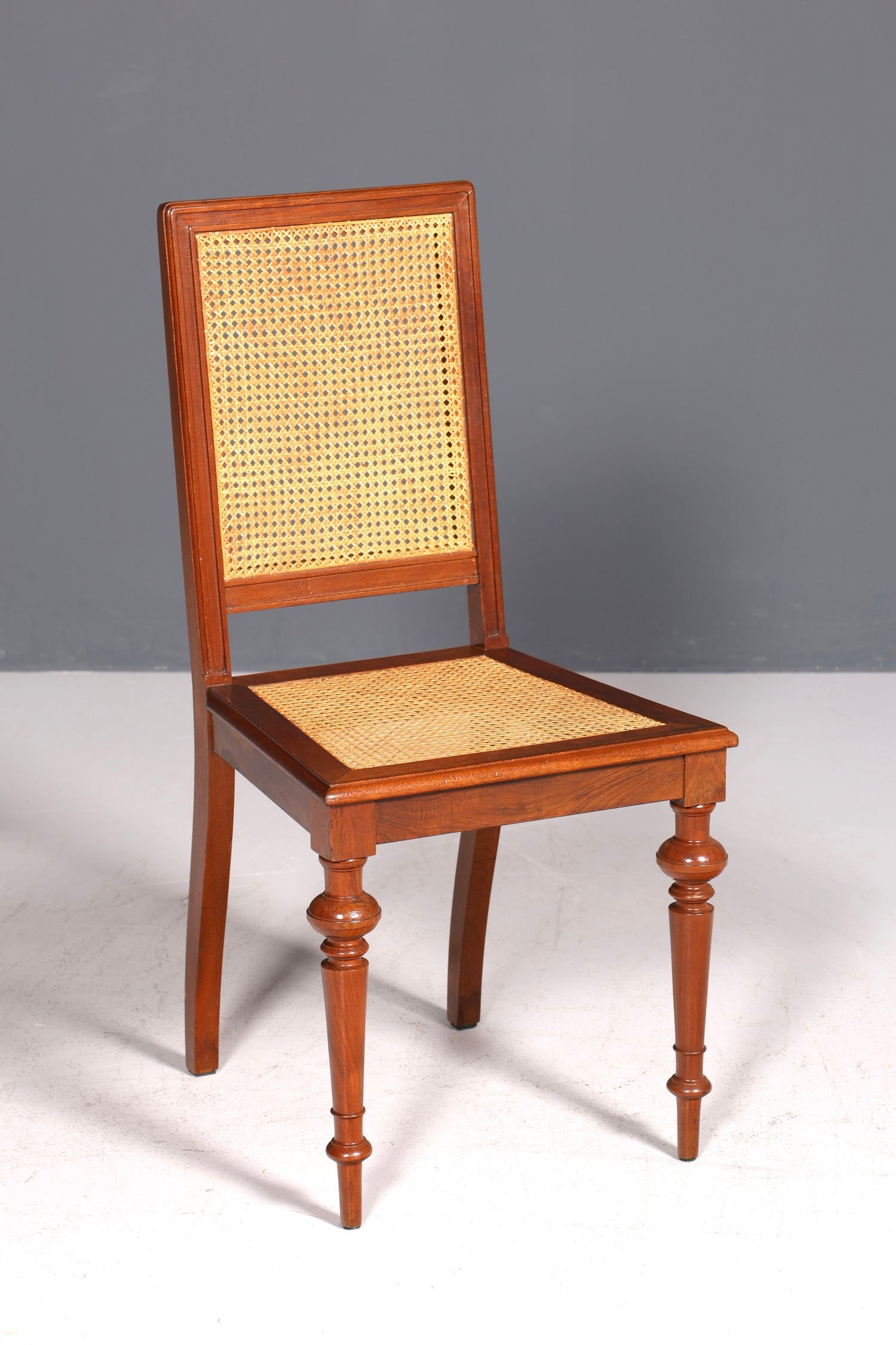Stilvoller Gründerzeit Stuhl Antik Korbgeflecht Schreibtisch Stuhl Sekretär Stuhl Antik Küchenstuhl 1 von 2