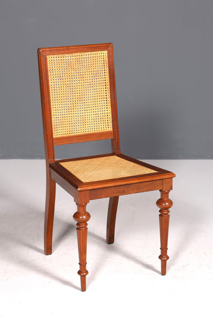 Stilvoller Gründerzeit Stuhl Antik Korbgeflecht Schreibtisch Stuhl Sekretär Stuhl Antik Küchenstuhl 1 von 2
