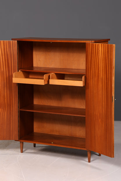 Wunderschöner Mid Century Schrank 60er Jahre Wäscheschrank Aktenschrank Kommode Vertiko Highboard Vintage