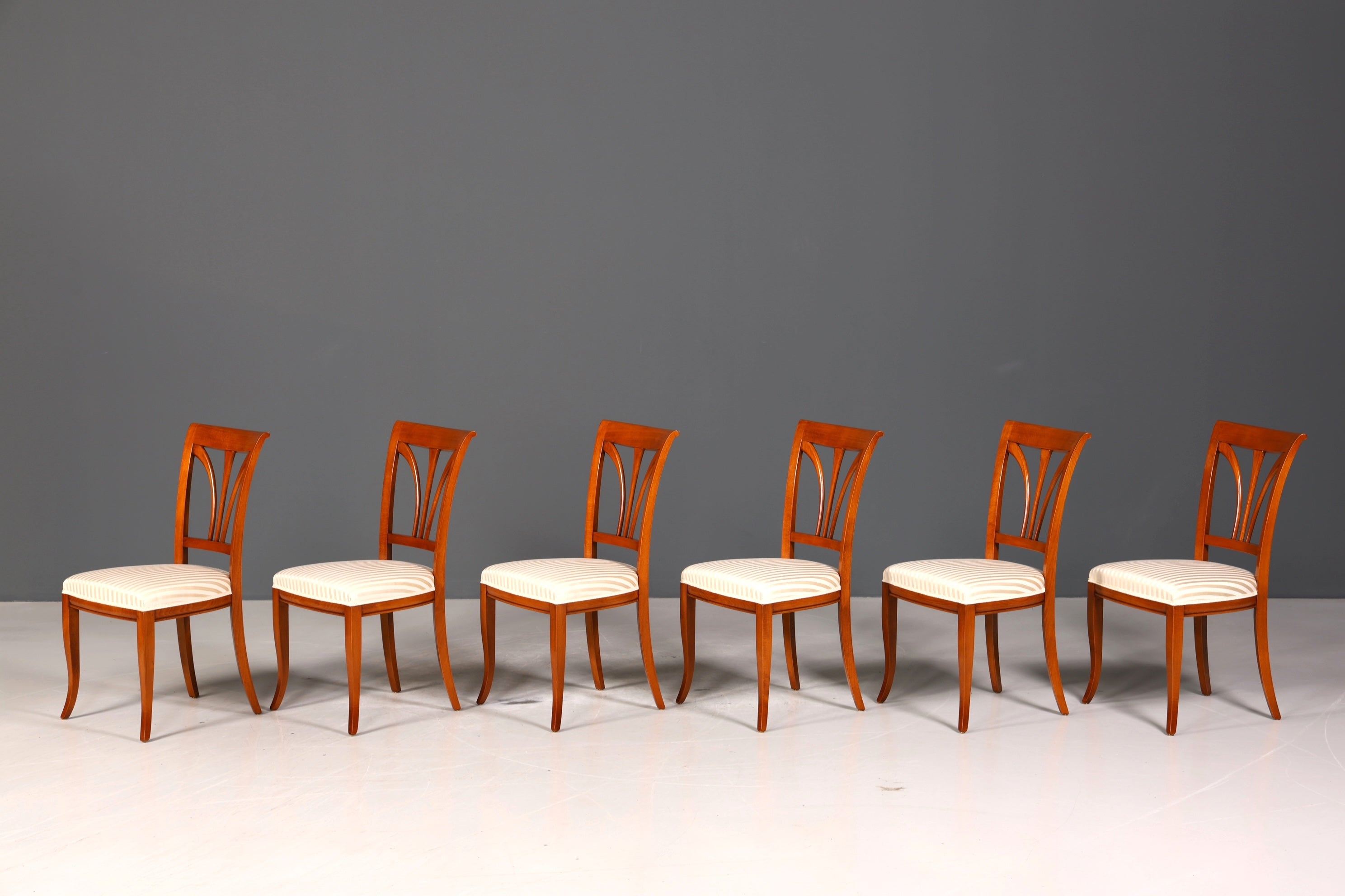 6x Traumhafte Selva Stuhle Esszimmer Stuhl Set Englisch Küchenstühle Antik Stil Set