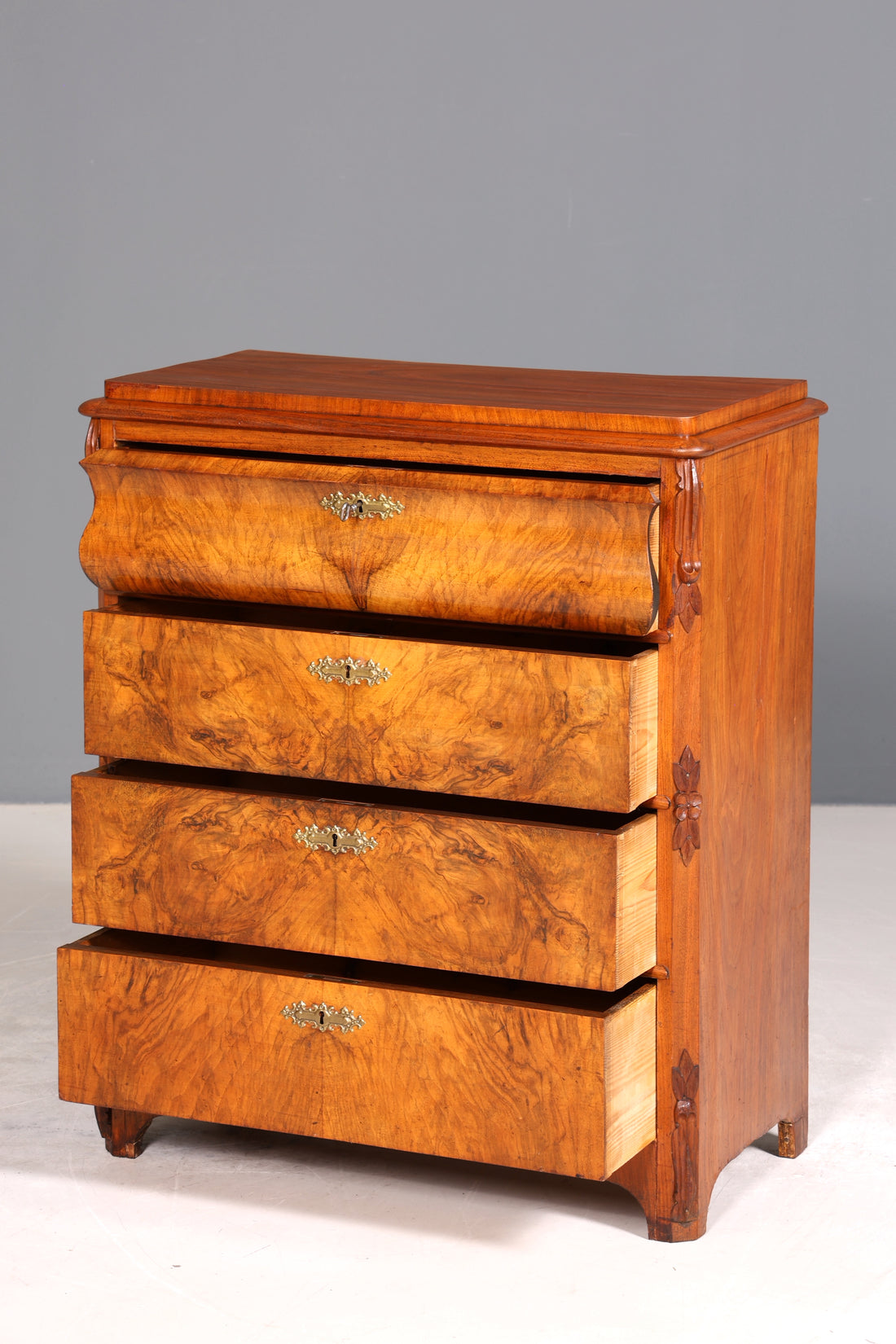 Wunderschöne Louis Philippe Kommode Gründerzeit Schubladen Kommode um 1880