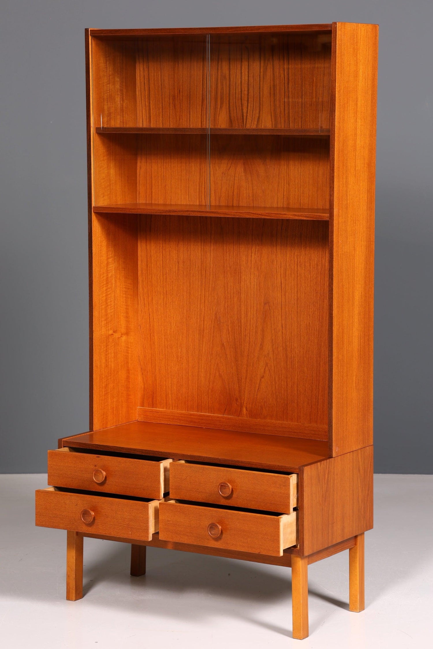 Wunderschönes Mid Century Regal Danish Design Schrank Retro Bücherregal Kommode