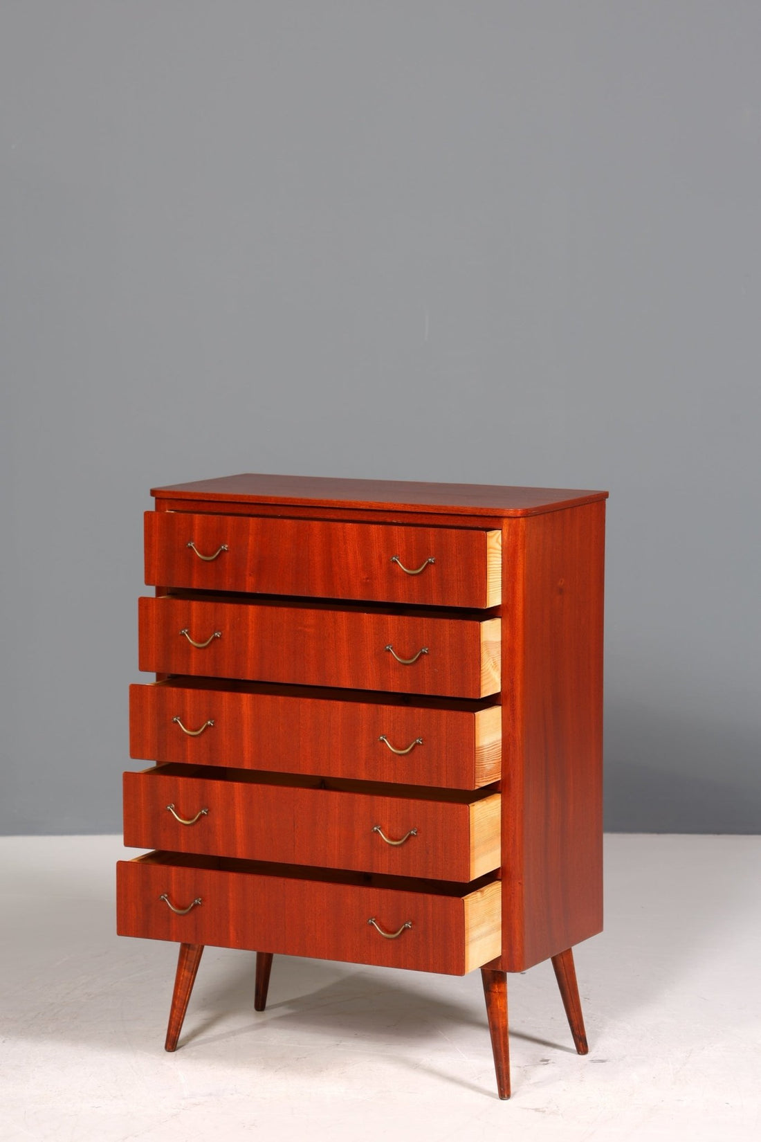 Wunderschöne Mid Century Kommode Vintage Vertiko 60s 70s Schrank Schubladenkommode