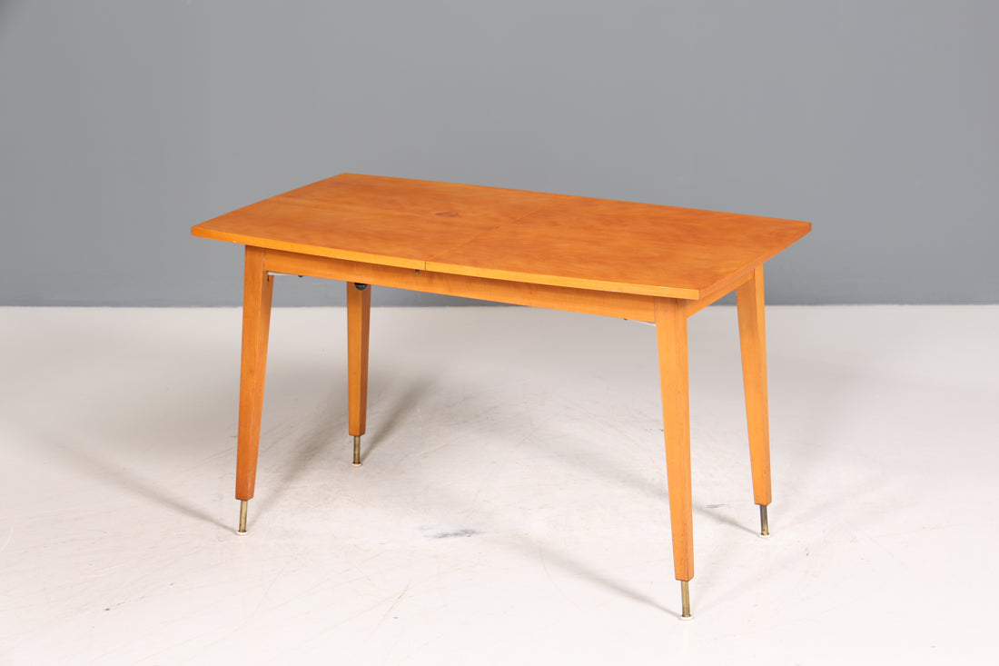 MID45| E018 Wunderschöner Mid Century Küchentisch Vintage Tisch ausziehbar und höhenverstellbar
