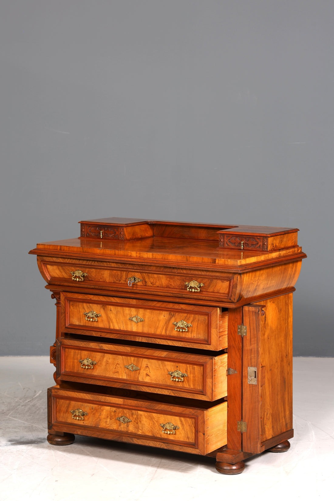 Wunderschöne Gründerzeit Kommode Jugendstil Antik Sideboard Schubladenkommode