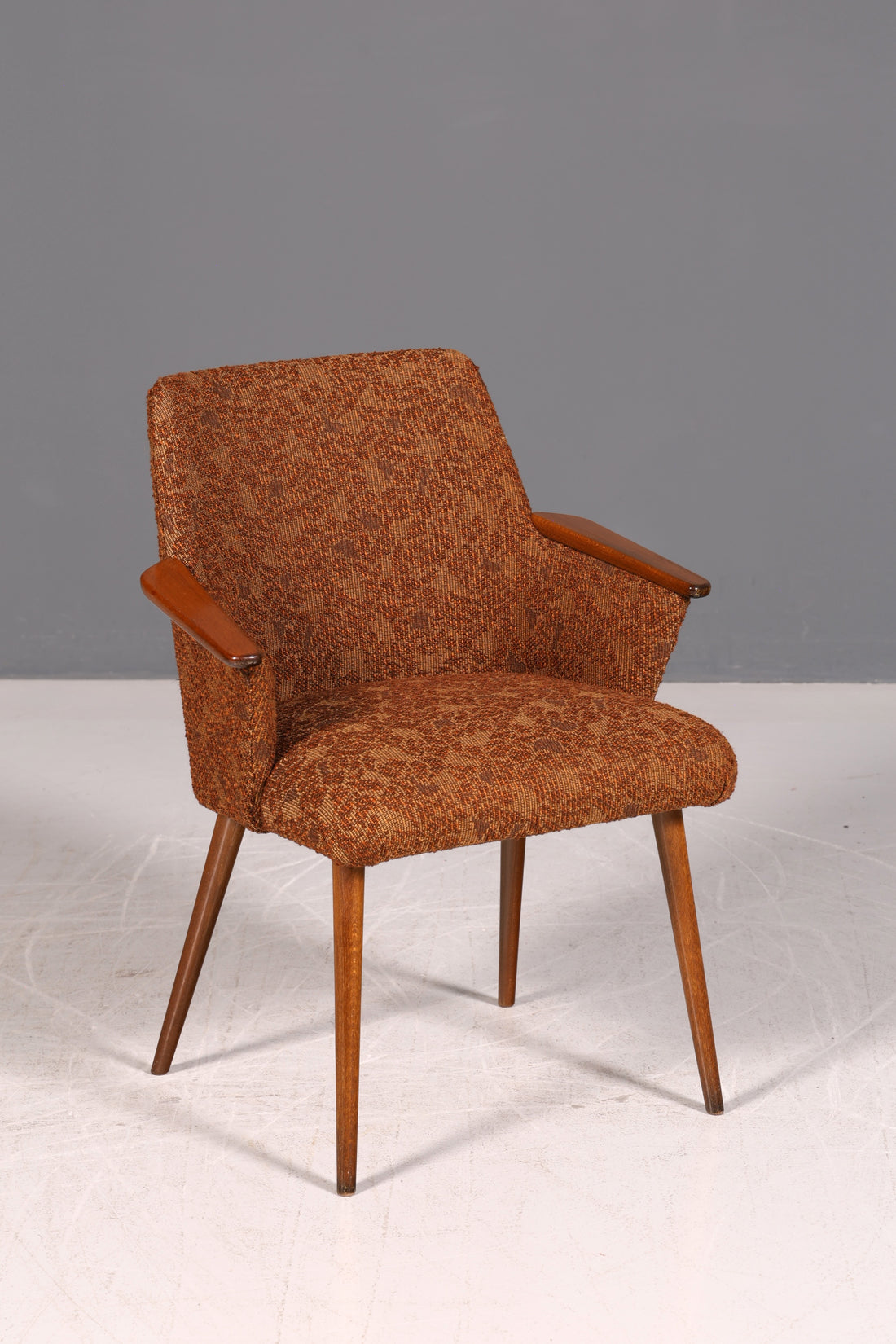 Wunderschöner Mid Century Stuhl Retro Armlehnstuhl Cocktailstuhl Küchenstuhl Sekretär Stuhl 3 von 4
