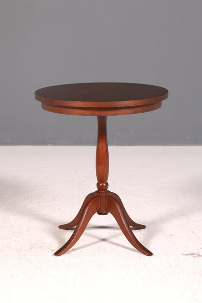 Edler Beistelltisch Blumentisch Mahagoni Antik Stil Dreibein Ablagetisch Vintage Tisch