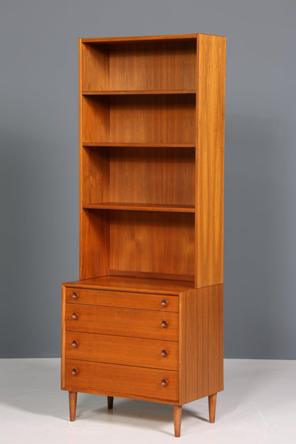 Traumhaftes Mid Century Regal Vintage Schrank Retro Vertiko Bücherregal Kommode 60er Jahre