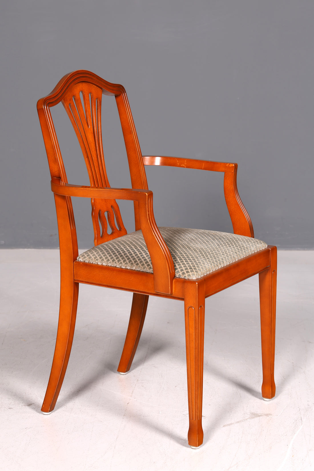 Beautiful English Armchair Antique Style UK Secretary Chair Upholstered Chair Dining Chair Kitchen Chair Vintage  