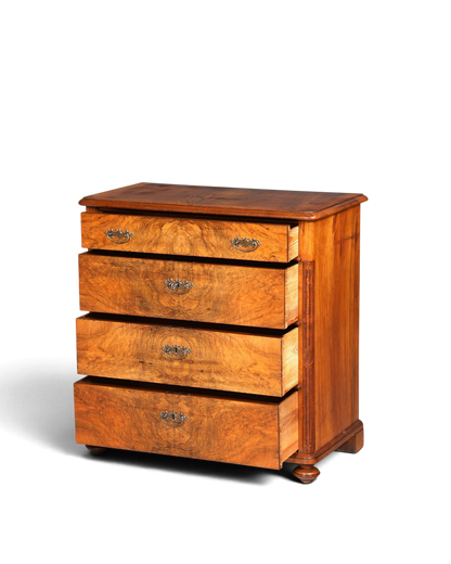 Stilvolle Louis Philippe Kommode Biedermeier Antik Schubladen Kommode Wäschekommode