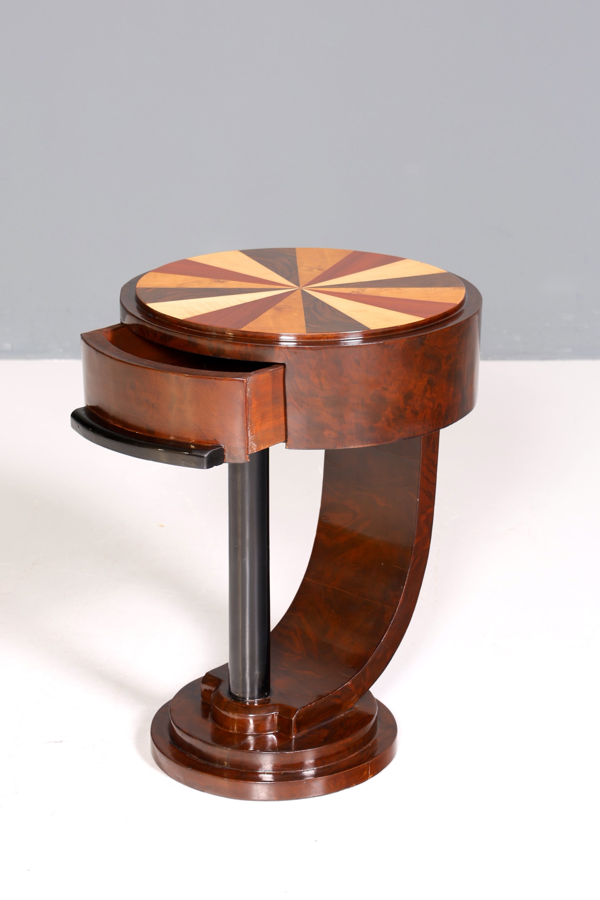 Wunderschöne Art Deco Stil Kommode Beistelltisch Nachtisch Ablagetisch bunt