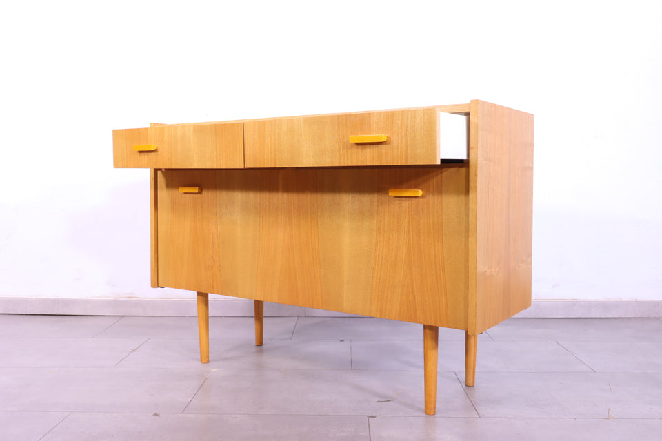 Schlichte Mid Century Kommode Retro Schrank Vintage