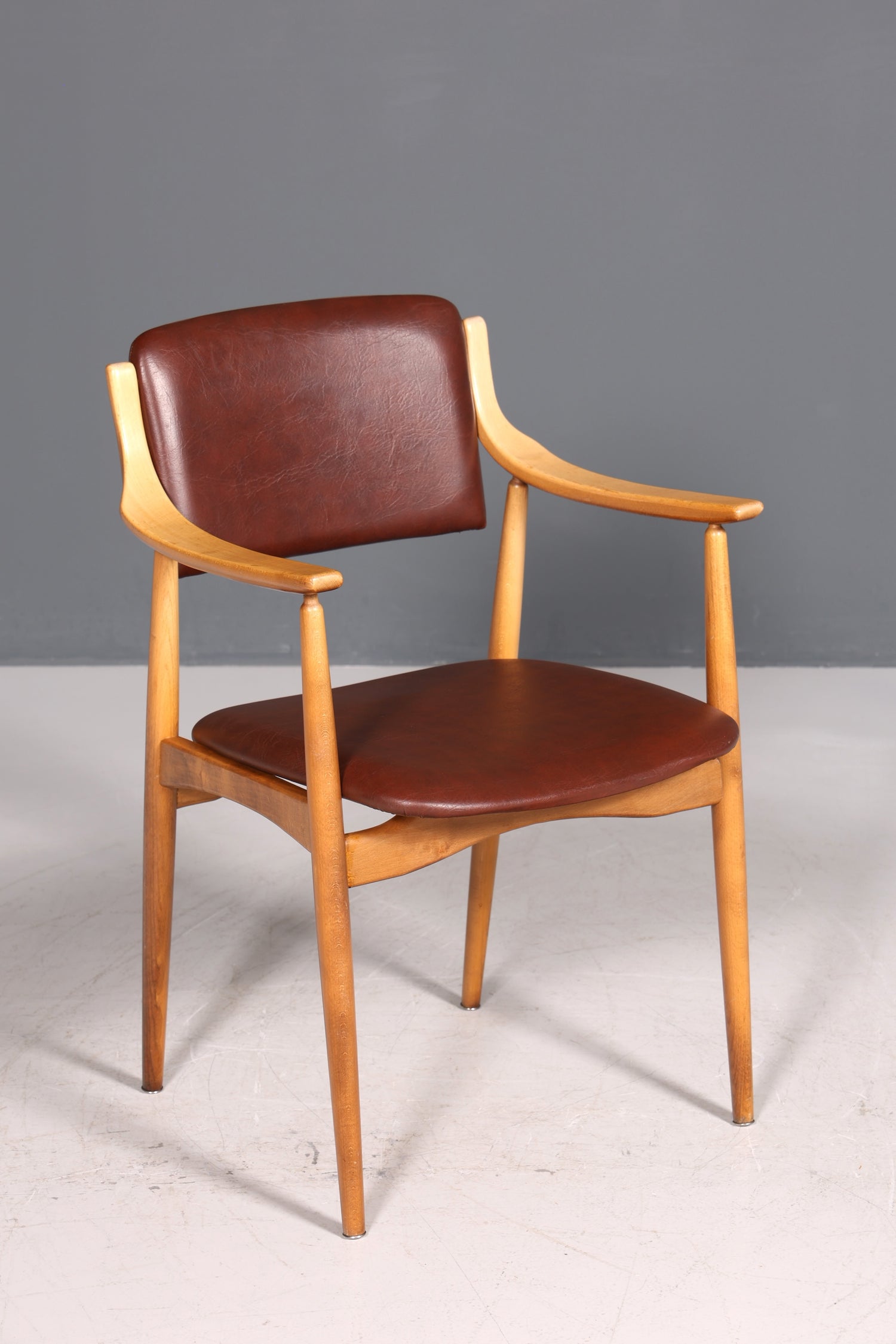 Stilvoller Mid Century Stuhl Retro Sekretär Stuhl Danish Design Küchenstuhl Esszimmer Stuhl