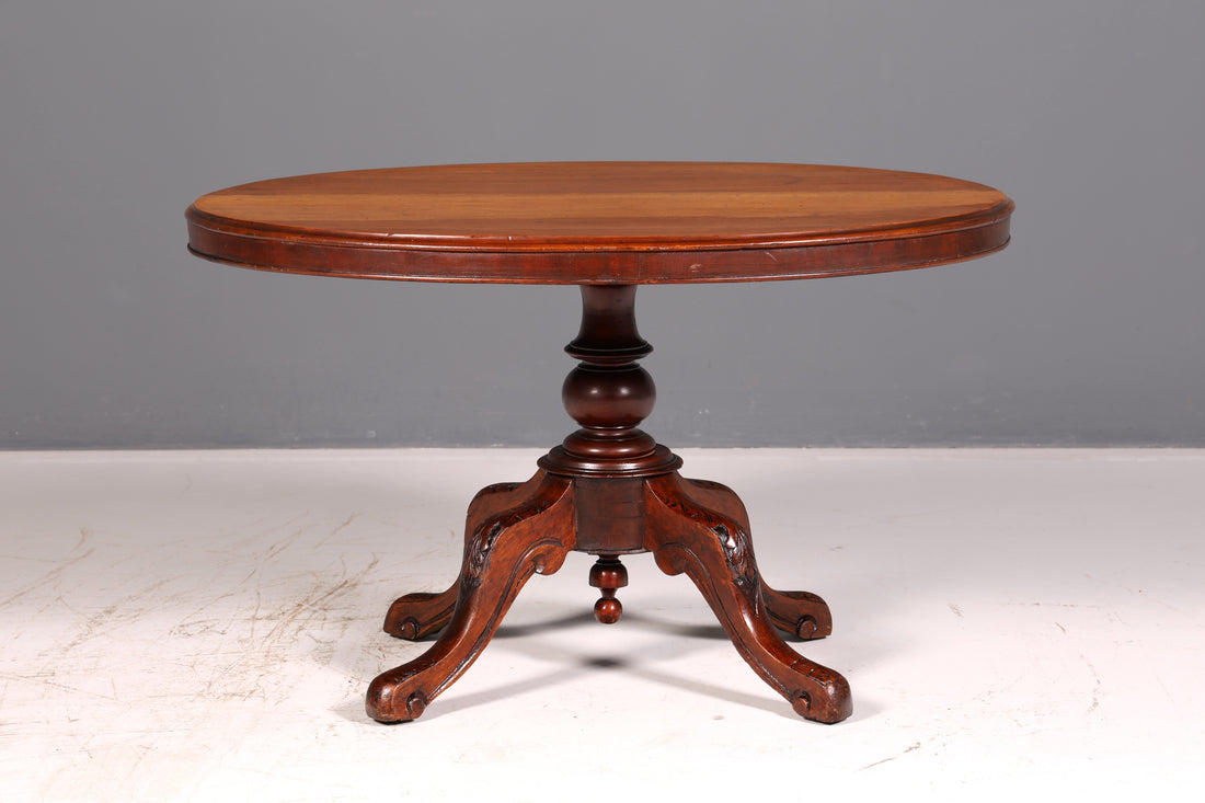 Edler Louis Philippe Esstisch Oval Tisch Echt Holz  Esszimmertisch Englisch Küchentisch