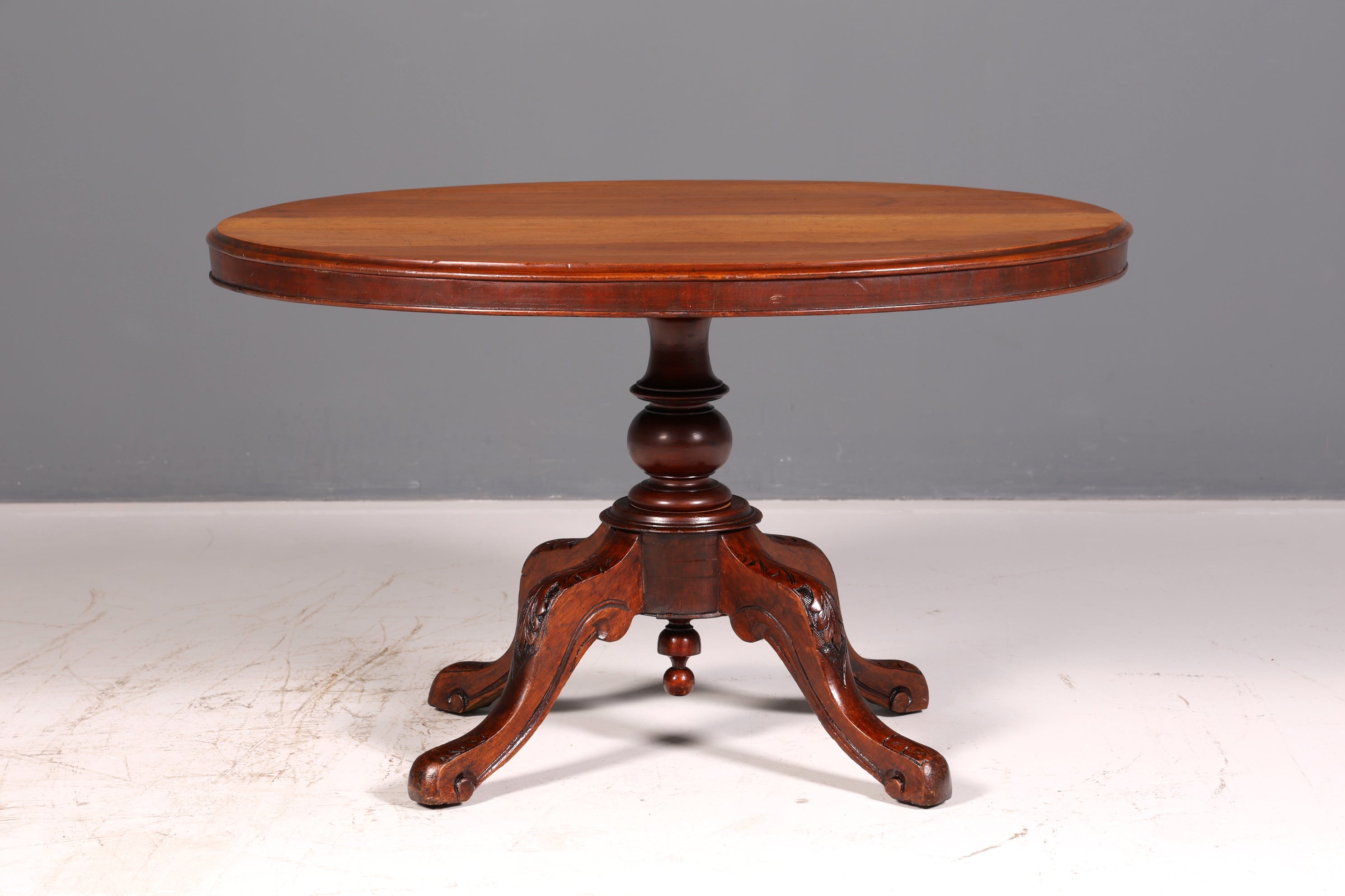 Edler Louis Philippe Esstisch Oval Tisch Echt Holz  Esszimmertisch Englisch Küchentisch