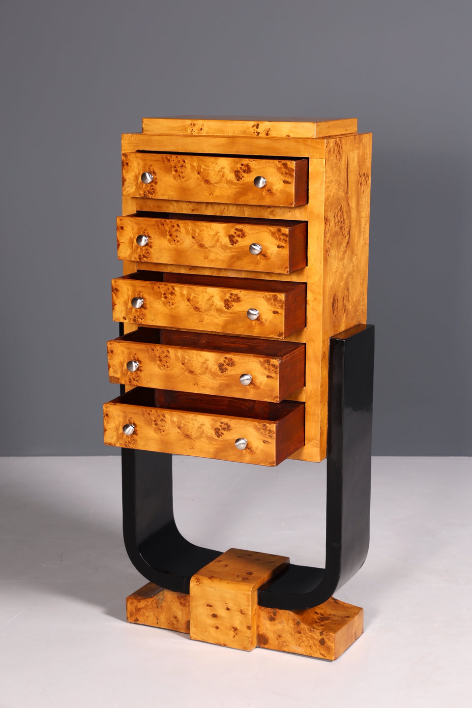 Traumhaftes Art Deco Design Highboard Biedermeier Stil Kommode
