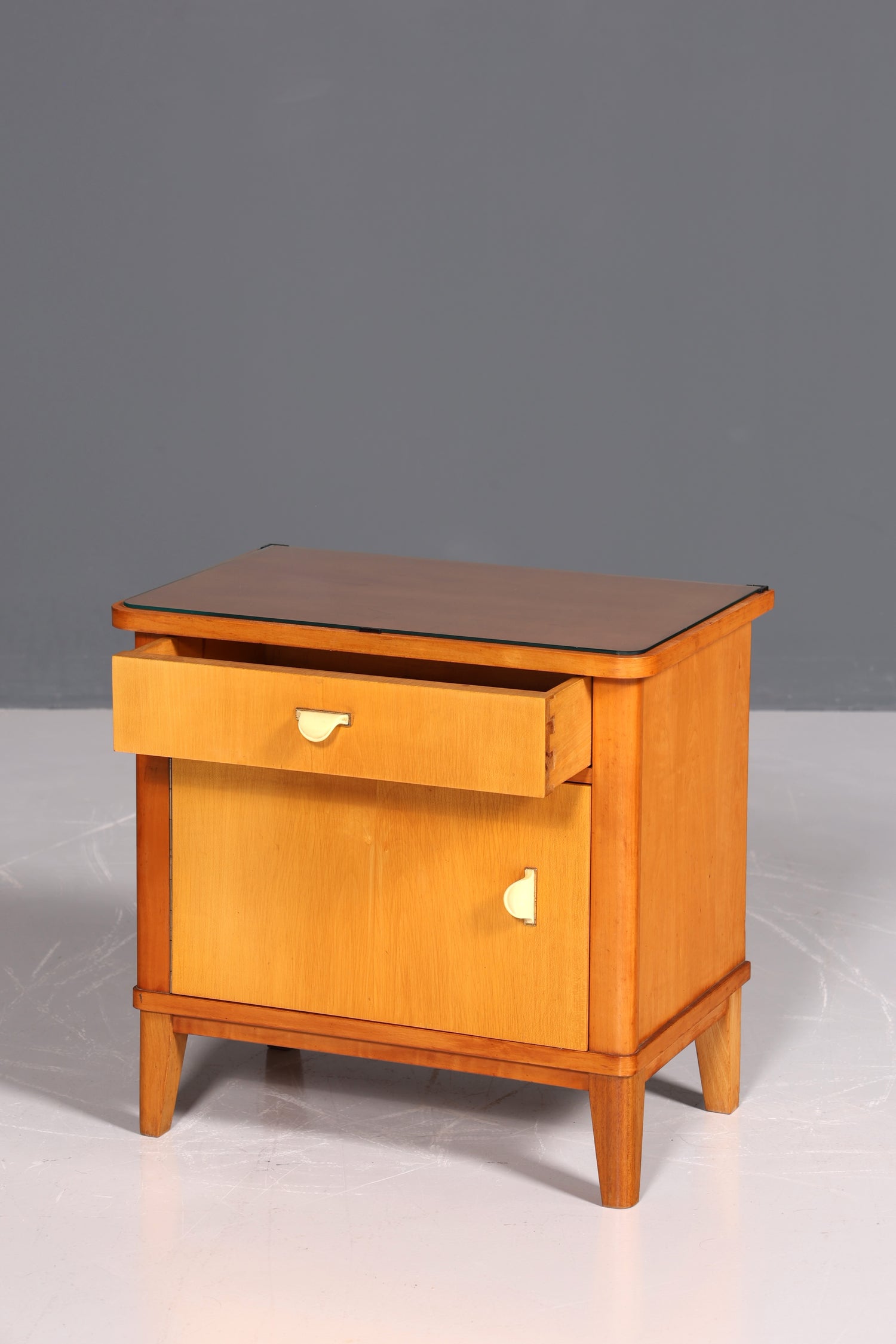 Wunderschöne Mid Century Kommode Vintage Nachttisch 60s Nightstand 1 von 2