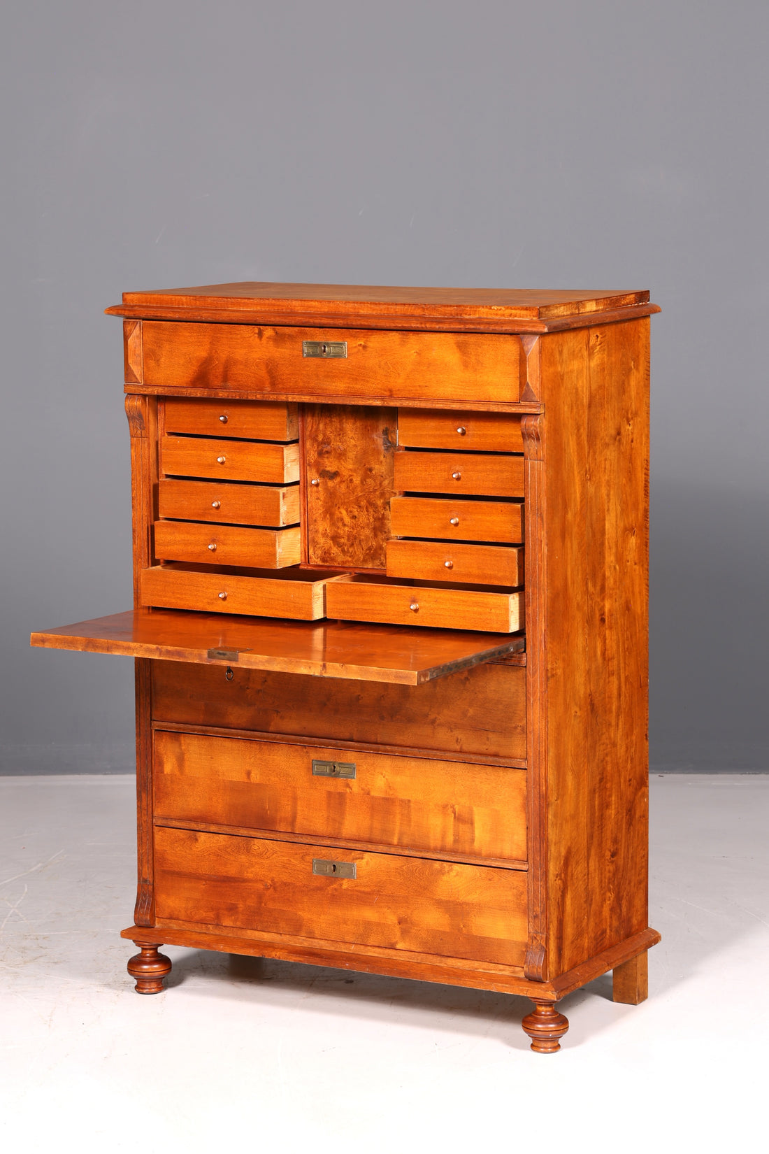Wunderschöner Gründerzeit Sekretär Kommode Jugendstil Schubladenkommode Antik Vertiko Vintage