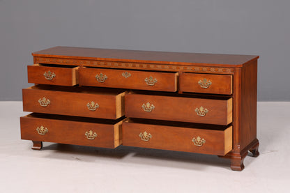 Wunderschöne Original Baker Furniture Chippendale Englisch Kommode Mahagoni Echt Holz USA Möbel Sideboard Anrichte Antik Stil
