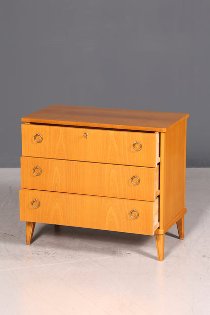 Schlichte Mid Century Kommode Vintage Flur Kommode 60s Schubladenkommode