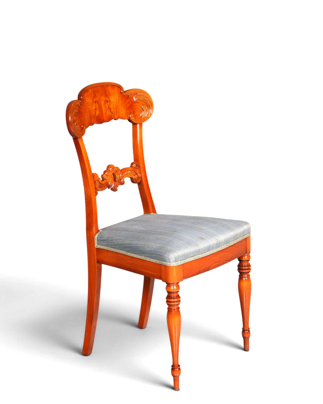 Traumhafter Stuhl im Biedermeier Stil echt Holz Sekretär Stuhl Antik Stil Esszimmer Stuhl 2 von 2