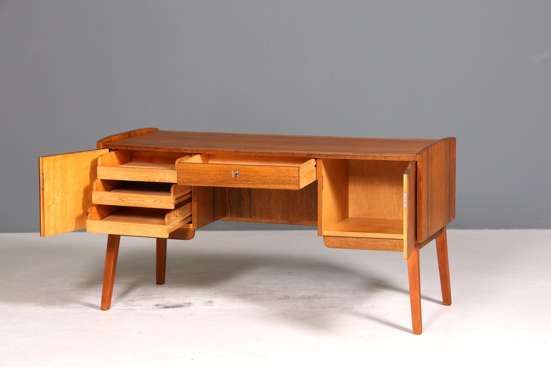 Wunderschöner Mid Century Schreibtisch Danish Design Bürotisch Vintage Office Table