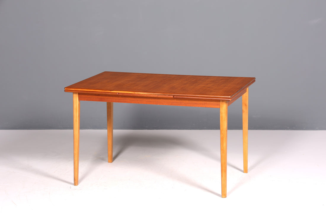 Traumhafter Mid Century Tisch ausziehbar Danish Design Esstisch Vintage Küchentisch Esszimmer Tisch
