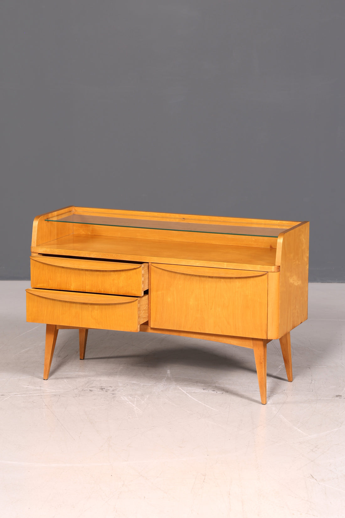 Original Hellerau Schrank Franz Ehrlich Mid Century Sideboard Lowboard DDR Design