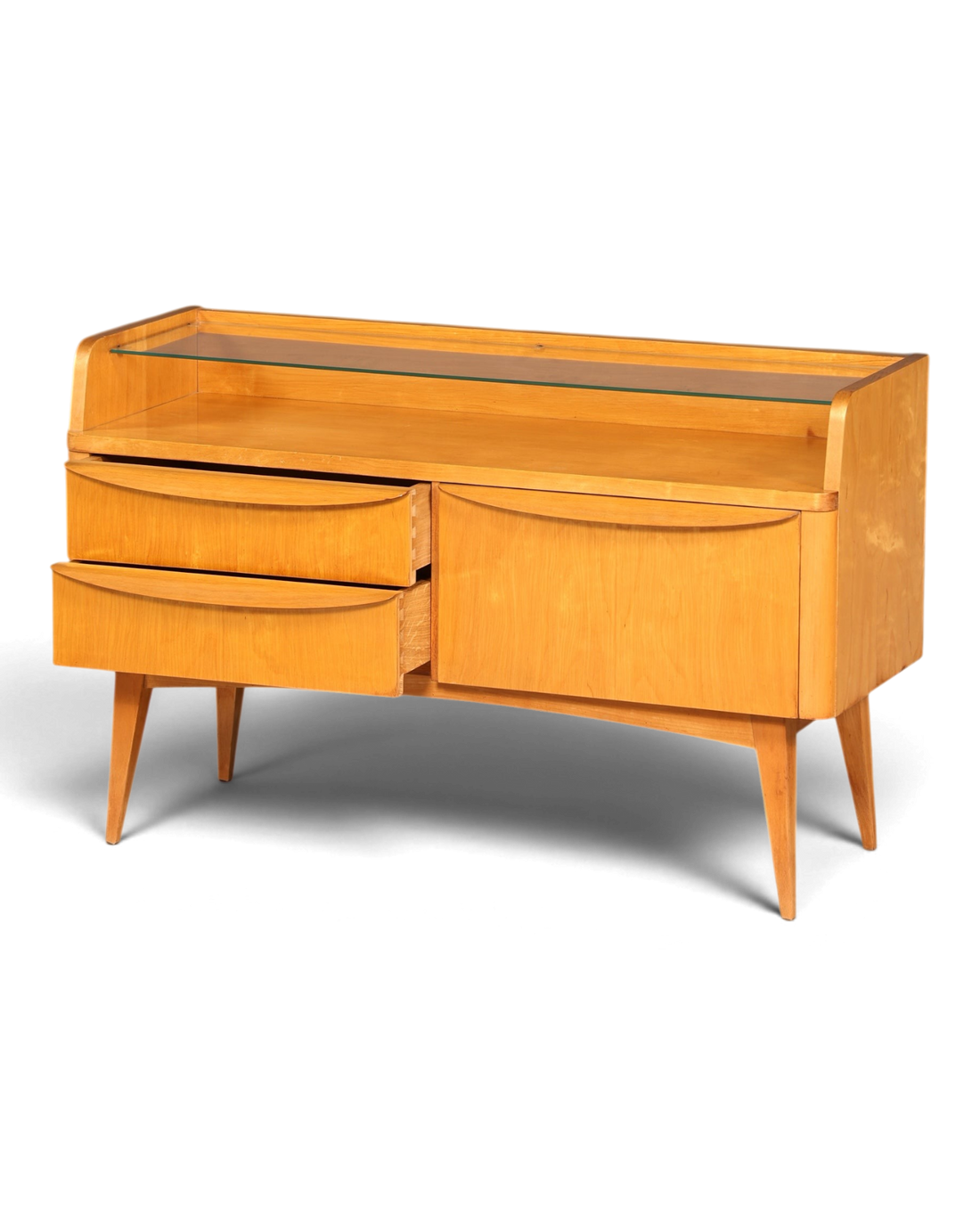 Original Hellerau Schrank Franz Ehrlich Mid Century Sideboard Lowboard DDR Design